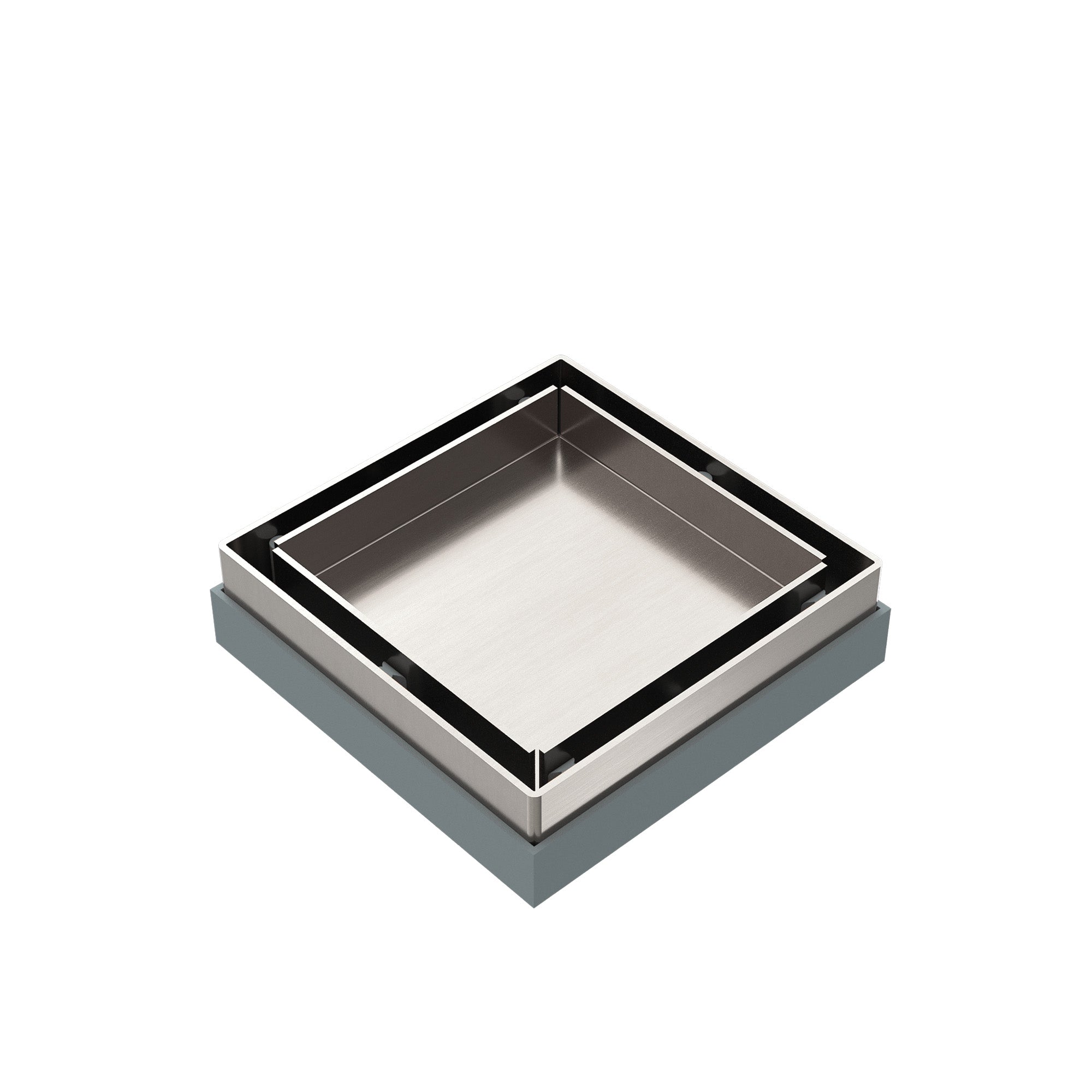 Nero Tile Insert Floor Waste 50mm Outlet - Brushed Nickel