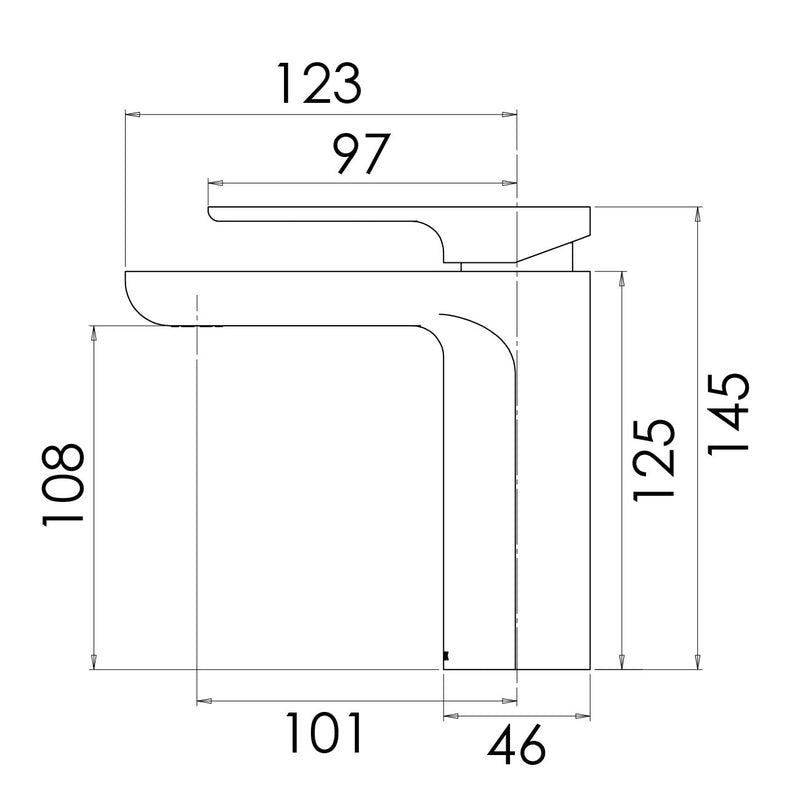 Phoenix Gloss Basin Mixer - Chrome