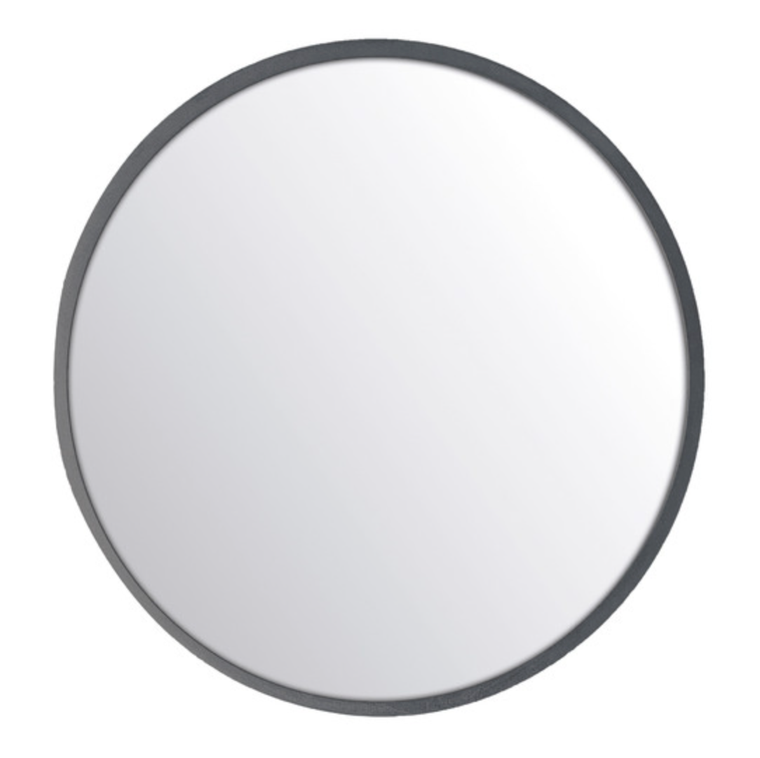 Remer Modern Moon Concrete Frame Mirror 660mm