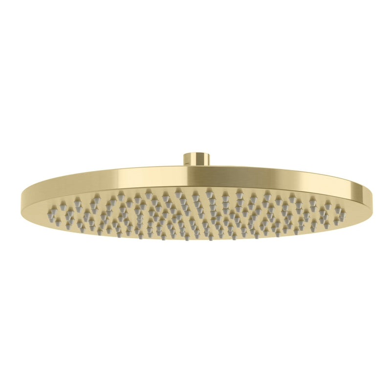 Phoenix Vivid Shower Rose 300mm Round - Brushed Gold