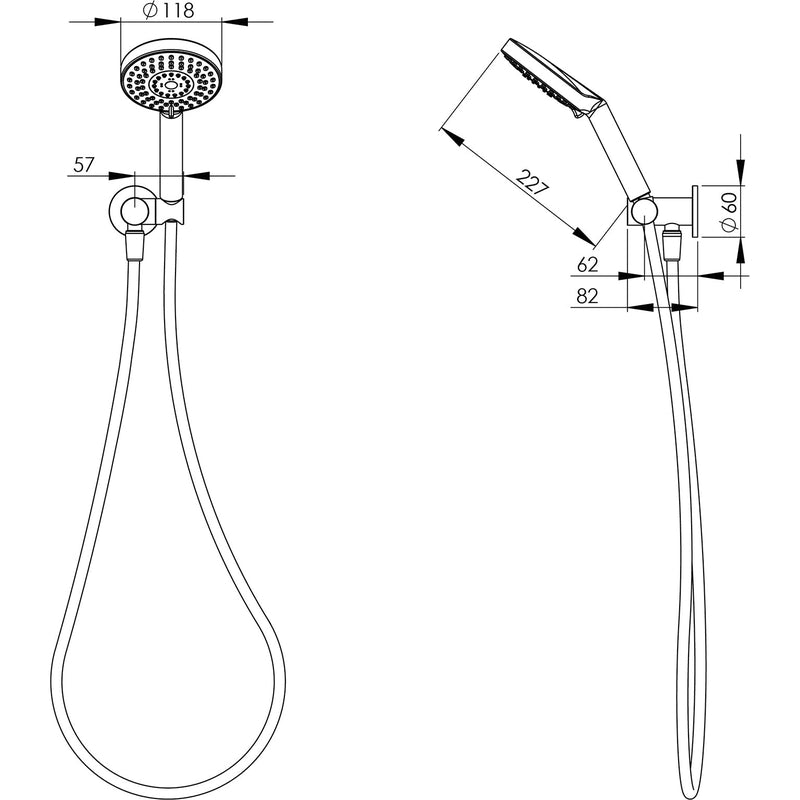 Phoenix Vivid Hand Shower - Chrome