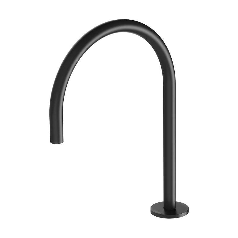 Phoenix Vivid Slimline Hob Sink Outlet 220mm Gooseneck - Matte Black