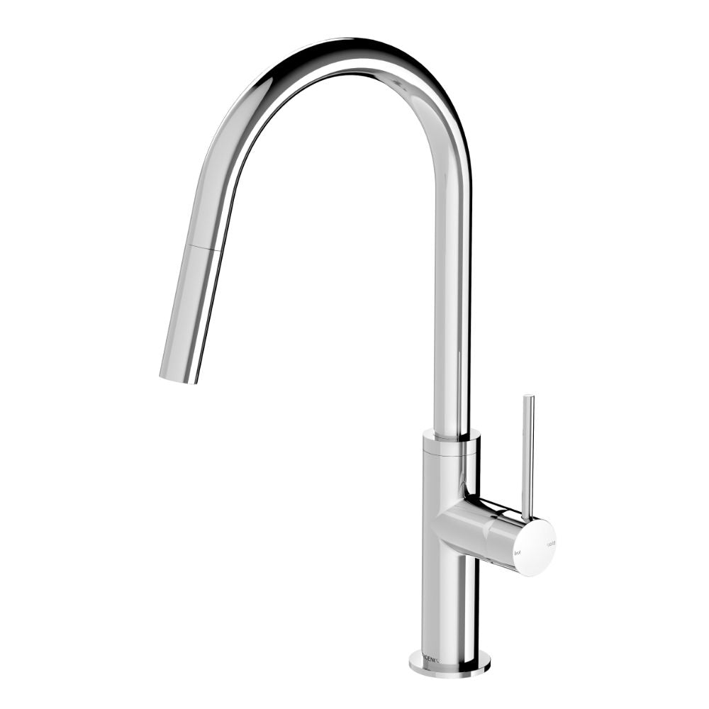 Phoenix Vivid Slimline Pull Out Sink Mixer Chrome