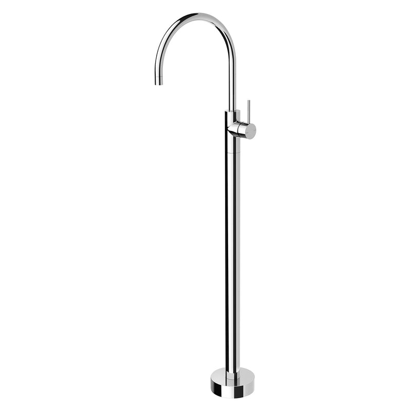 Phoenix Vivid Slimline Floor Mounted Bath Mixer - Chrome