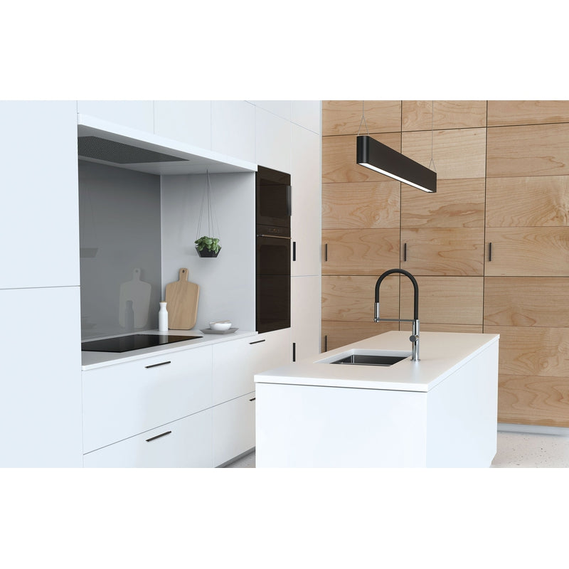 Phoenix Blix Flexible Hose Sink Mixer Round - Matte Black