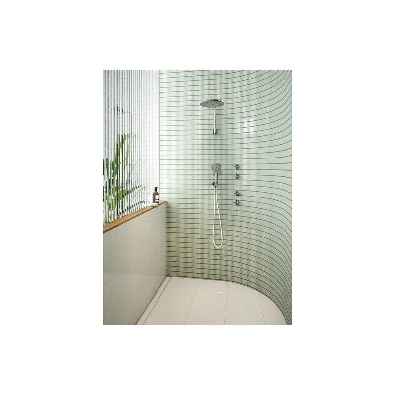 Phoenix Vivid Slimline Plus Wall Top Assemblies 15mm Extended Spindles - Chrome