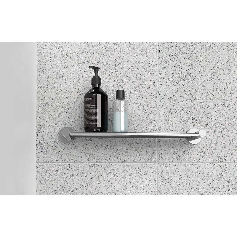 Phoenix Radii Metal Shelf Round Plate - Matte Black