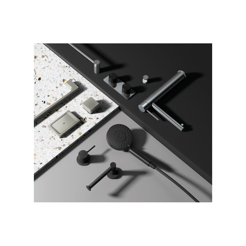 Phoenix Vivid Slimline Hand Towel Rail 350mm - Matte Black